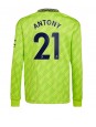 Manchester United Antony #21 Ausweichtrikot 2022-23 Langarm